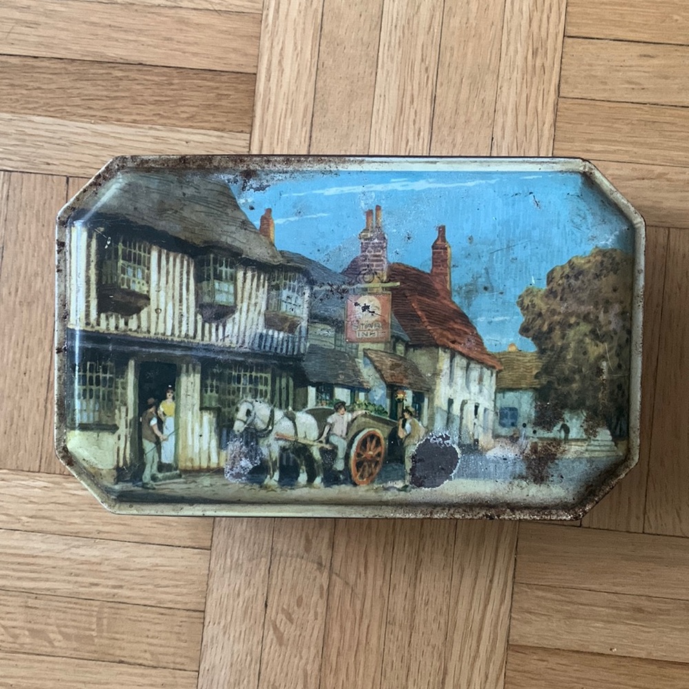 Vintage Tin Candy Box